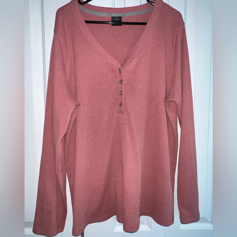 Wind River XL Waffle knit long sleeve top